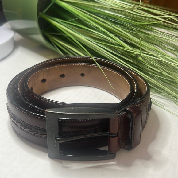 Mezlan Belt Made in Spain Leather Size 38 - Picture 16 of 16